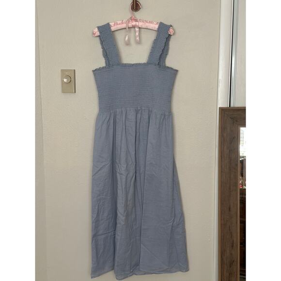 Reformation Light Blue Midi Dress - Picture 6 of 7